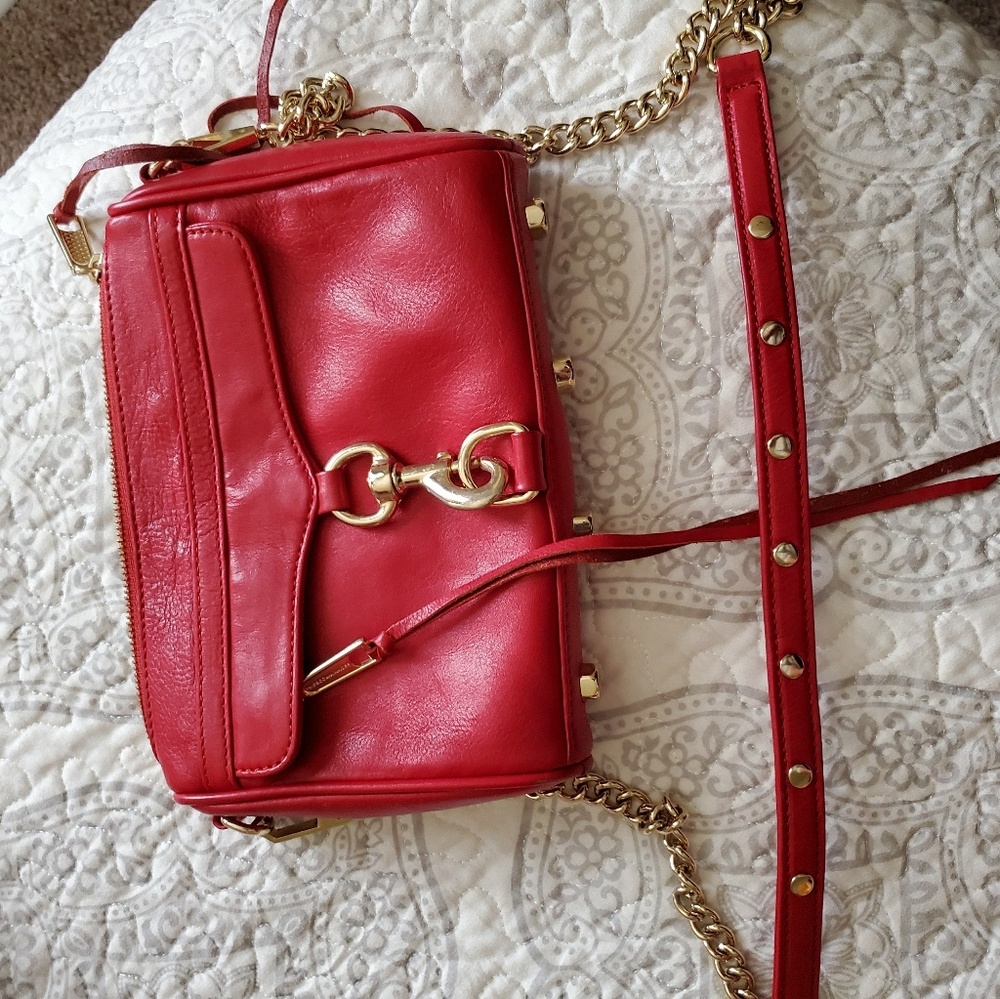 Rebecca Minkoff mini mac in red